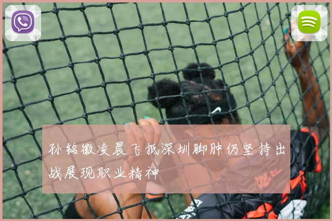孙铭徽凌晨飞抵深圳脚肿仍坚持出战展现职业精神